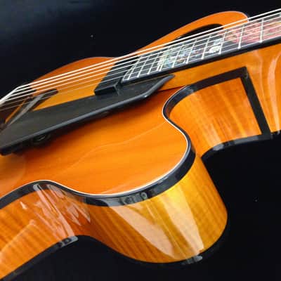 The Lady Gilmoore Archtop w/ semi-nude Female Figure Inlay image 11