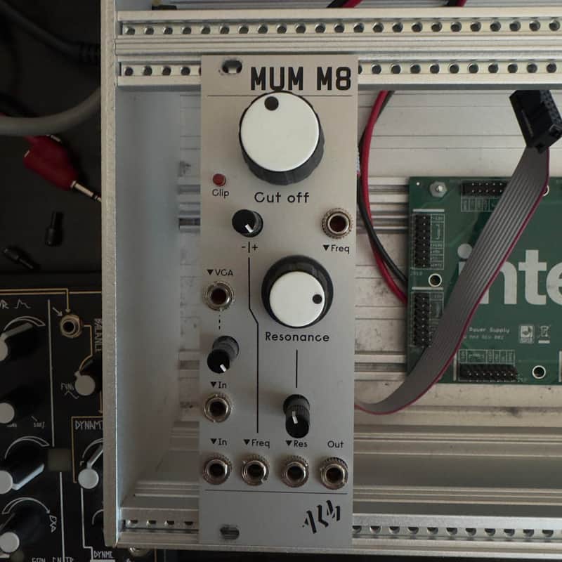 ALM/Busy Circuits ALM018 Mum M8 Low Pass Filter Eurorack Synth Module 2017 - Present - Silver image 1