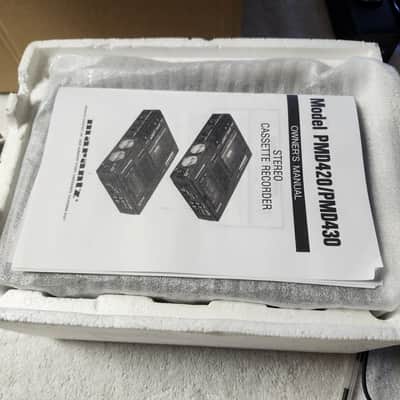 Near Mint Marantz PMD420 Rebuilt 2-Head Portable Cassette W/Accessories image 22