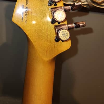 Tigers Eye Custom Crafted Slash Pro Hums Neck Railhammer Vintage on Bridge image 19
