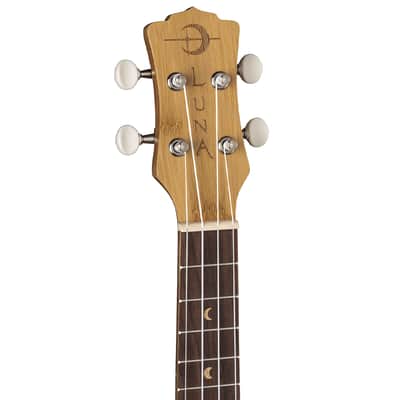 Luna Guitars Uke Bamboo Concert Ukulele w/ Gigbag image 4