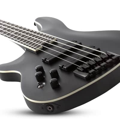 Schecter SLS Evil Twin-5 LH - Satin Black (1397) image 4