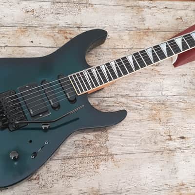 1990 Jackson Professional Fusion Pro Trans Green Made In Japan EMG Schaller Floyd Rose image 2
