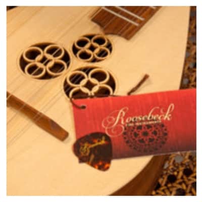 Roosebeck DMWR | Wildwood Dulcimer Rosewood with 3 Round Openings, Flat Pegbox. New with Full Warranty! image 7