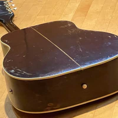 Vintage Gretsch solid spruce top acoustic / electric guitar  Sun valley  60’s  - Natural nitrocellulose image 13