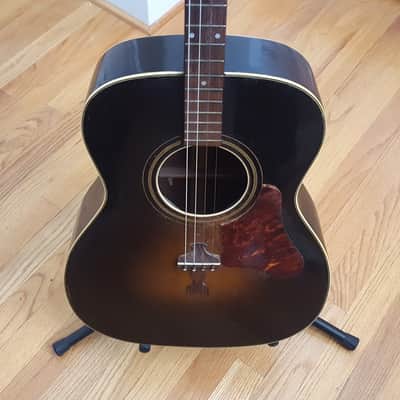Harmony Roy Smeck Professional Tenor Guitar 1930s - Sunburst Mahogany image 12