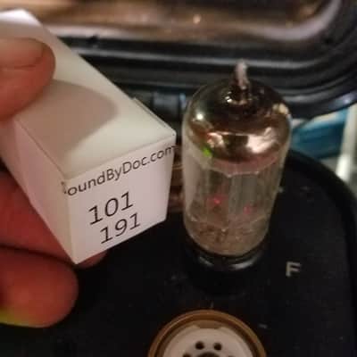 RCA 5965 dual triode tNOS AT1000 TESTED Vacuum Tube T4 support rods 12AV7 1964-1971 image 4