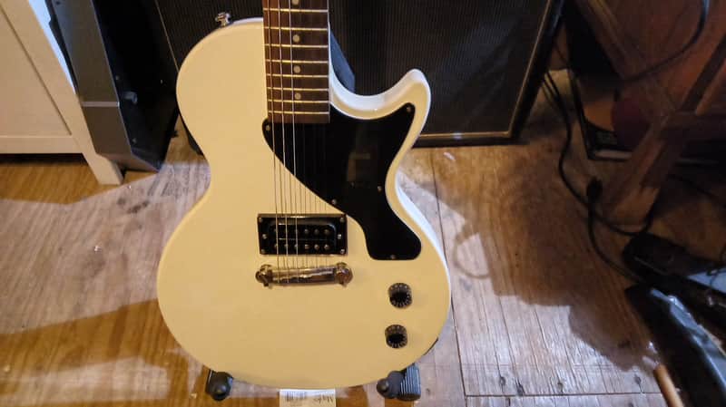 Epiphone Les Paul Junior Humbucker 2009 Alpine White Custom Shop Limited Edition image 1