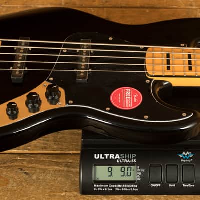 Squier Classic Vibe 70s Jazz Bass V - Maple - Black - 5-String image 8