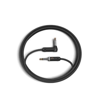 D'Addario PW-AMSGRA-10 American Stage 1/4" Straight / Angled TS Instrument Cable - 10'