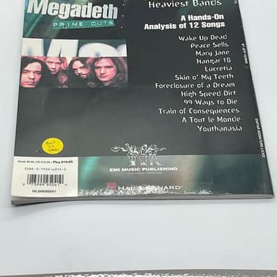 Megadeth Prime Cuts Guitar Signature Licks Book With CD image 2