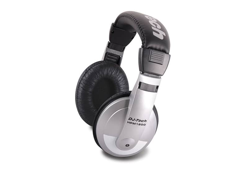 DJ Tech HPM-1200 DJ/Studio Headphones image 1