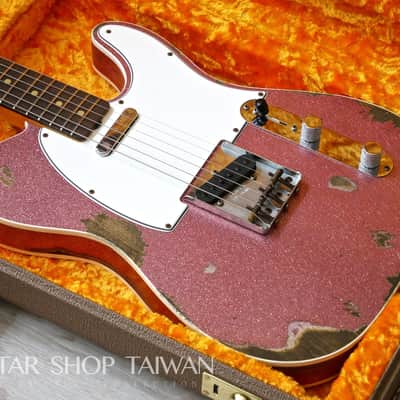 2021 Fender Custom Shop 1960 Telecaster Heavy Relic-Champagne Sparkle. image 2