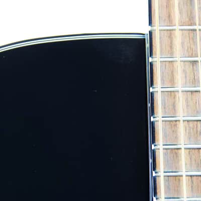 Fender CD-60SCE Solid Top Dreadnought Acoustic-Electric Guitar - Black image 5