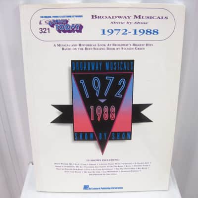 Broadway Musicals 1972-1988 Show by Show EZ Play Today 321 Sheet Music Song Book image 1