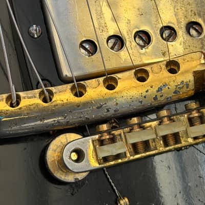 Original Gibson ABR-1 Bridge Patent Number & Tailpiece – Correct for 1968 Les Paul Custom / Early 1969 – 50s Tooling image 16