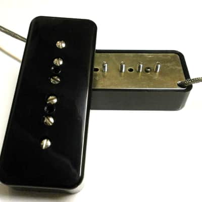 Q pickups SOAP BAR P90 Pickups SET Black 50s Vintage Fits Les Paul SG Epi Gibson Electric Guitar image 6