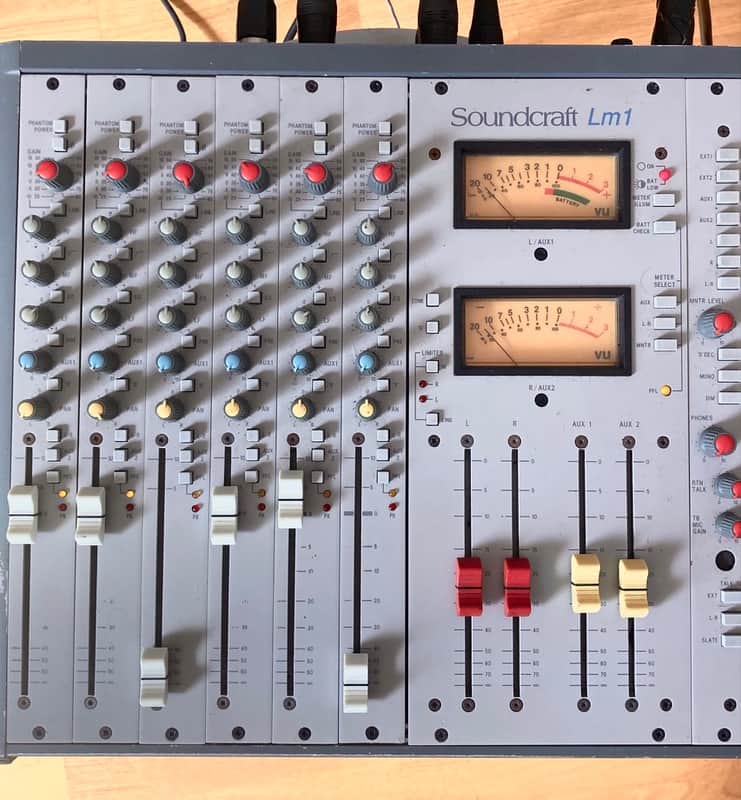Soundcraft LM-1 Rare British Mixer EQ RECAPPED & FLIGHTCASE image 1