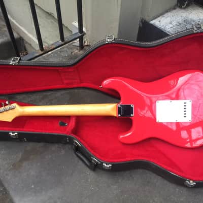 Fernandes Stratocaster LE Series - Fiesta Red MIJ - Japan Made w/ OHSC image 5