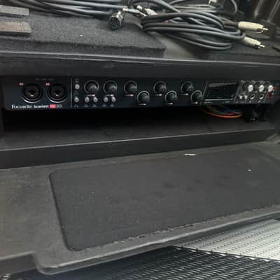 Focusrite Scarlett 18i20 2nd Gen USB Interface + SKB Travel Case w/ Laptop Tray + Cables image 2