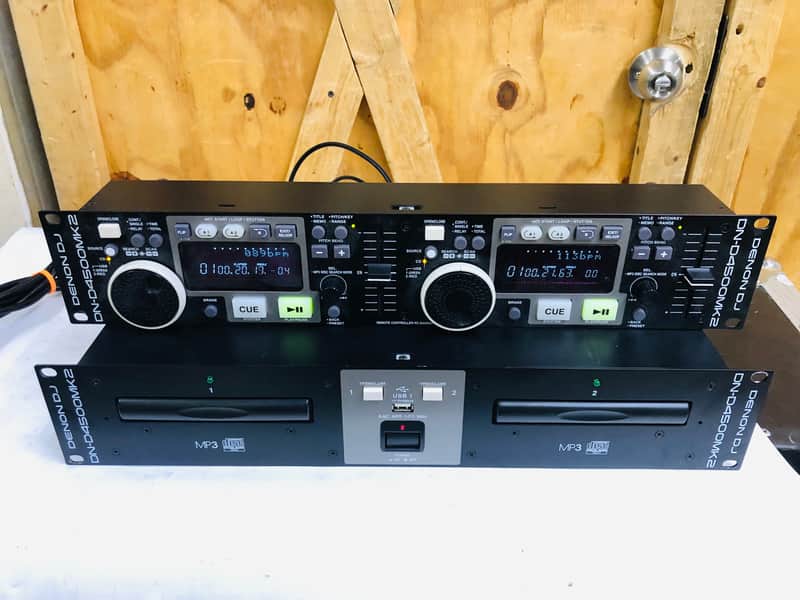 Denon DJ DN-D4500MK2 Dual Digital Media Player with USB, CD, MP3 Playback D4500 image 1