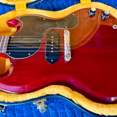 Gibson Custom Shop '63 SG Junior Reissue Lightning Bar 2020 - Present - Cherry Red image 1