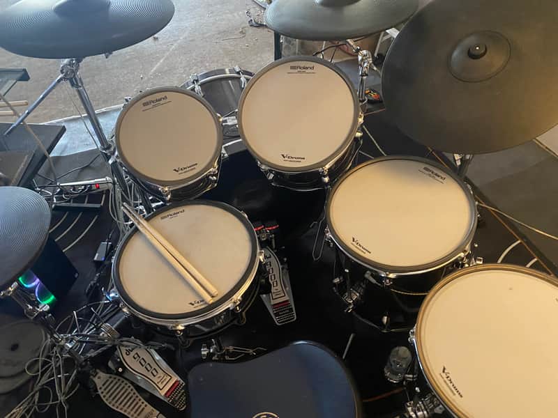 Roland VAD716 Acoustic Design Series Electronic V-Drum Kit 2024 - Present - Gloss Ebony image 1