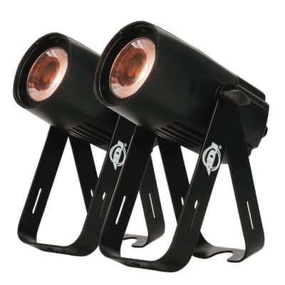 ADJ Saber Spot DTW Compact Spot Warm White LED 2-Pack - Open Box Mint image 1