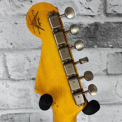 Fender Custom Shop Limited Edition '54 HS Stratocaster Heavy Relic, Super Super Faded Aged Shell Pink image 8