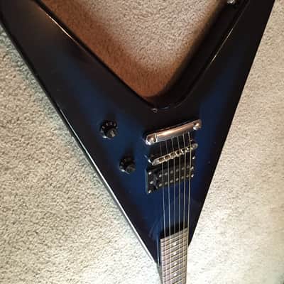 Mahar Flying v 2000s Blue Sunburst image 2