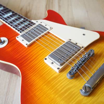1980s Burny by Fernandez Super Grade Les Paul Standard Vintage Guitar Flame Top Japan image 9