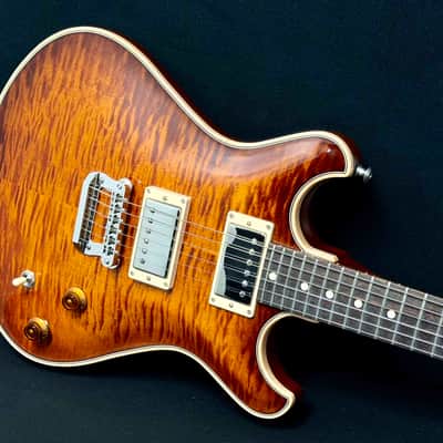 Knaggs Influence Series - Keya - Aged Scotch - Gloss Nitro Finish - T2 Maple/Mahogany Top - Mahogany Neck - Indian Rose Wood Fret Board - Lollar Imperial K Pickups - Nickel Hardware - Gold Knobs - OHSC - Call for Best Price !!! image 7