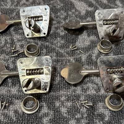Late 60s Fender Precision Original Set of Nickel Tuners image 3