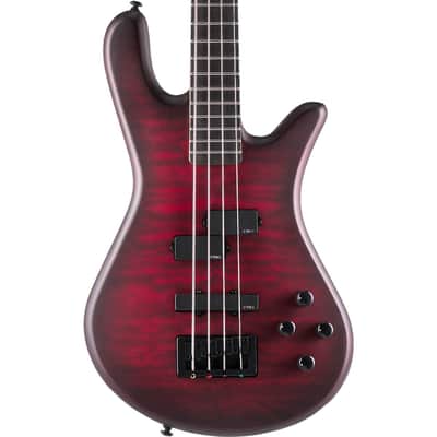 Spector NS Pulse II 4 Bass Guitar - Black Cherry Matte image 4