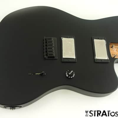 USA Fender JIM ROOT Jazzmaster Mahogany HH LOADED BODY, American EMG Flat Black image 1