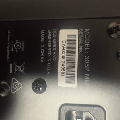 JBL JBL 305P MkII 2-Way 5" Active Nearfield Studio Monitor (Single) image 6