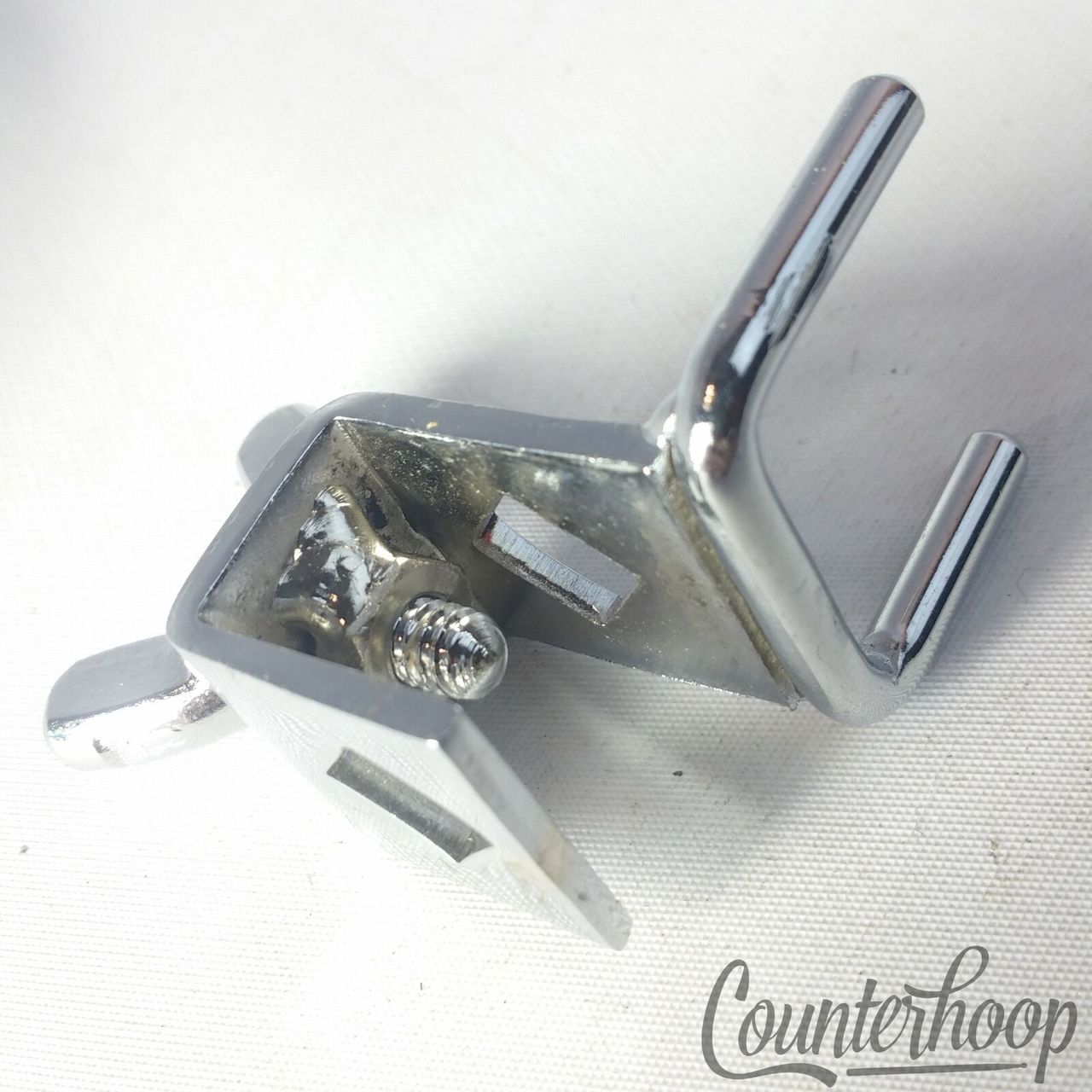 LP Square Rod Mount Attachment Woodblock Rods Latin Percussion Chrome Hardware* — main photograph