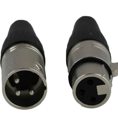 25 Ft Castline Silver XLR Microphone Cable Mogami 2582 image 2