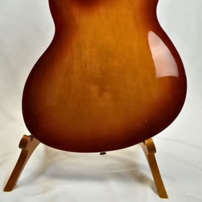 Squier Affinity Starcaster Deluxe Sienna Sunburst Semi Hollow HH Maple Fretboard image 5