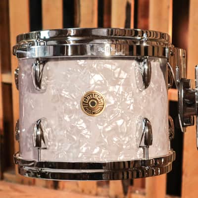 Gretsch USA Custom White Marine Drum Set - 18x22,8x10,8x12,14x16 - SO#1290367 image 4