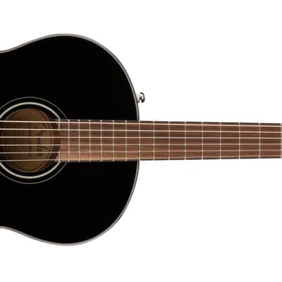 Fender CN-60S Nylon, Walnut Fingerboard - Black image 1