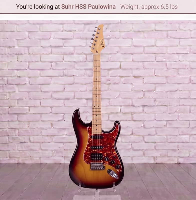 Suhr Suhr Classic S Paulownia HSS 2021 - 2022 - 3-Tone Burst