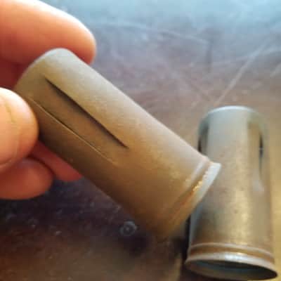 Cinch Pair (2) Tube Shields 12AX7 9-pin 4-Pinch 450-139 Vintage Vacuum 1950s-1960s image 7