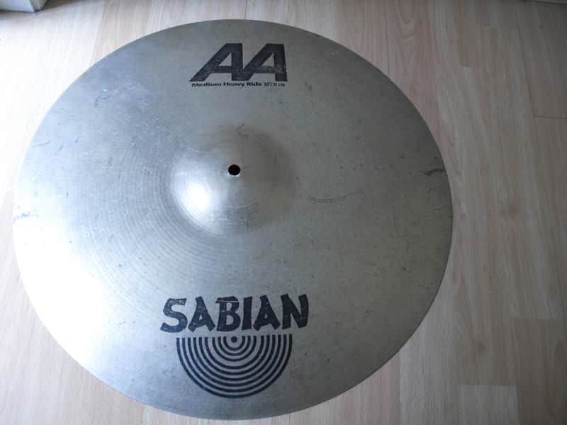20" Sabian AA Medium Heavy Ride Cymbal brilliant finish image 1