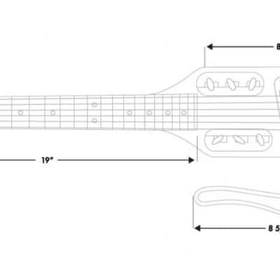 Traveler Guitar Ultra-Light Matte Black Travel Left Handed, Electric Guitar & Case image 10