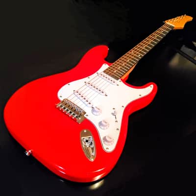 Extremely Rare 80s Charvel Charvette w/ Red Crackle Finish