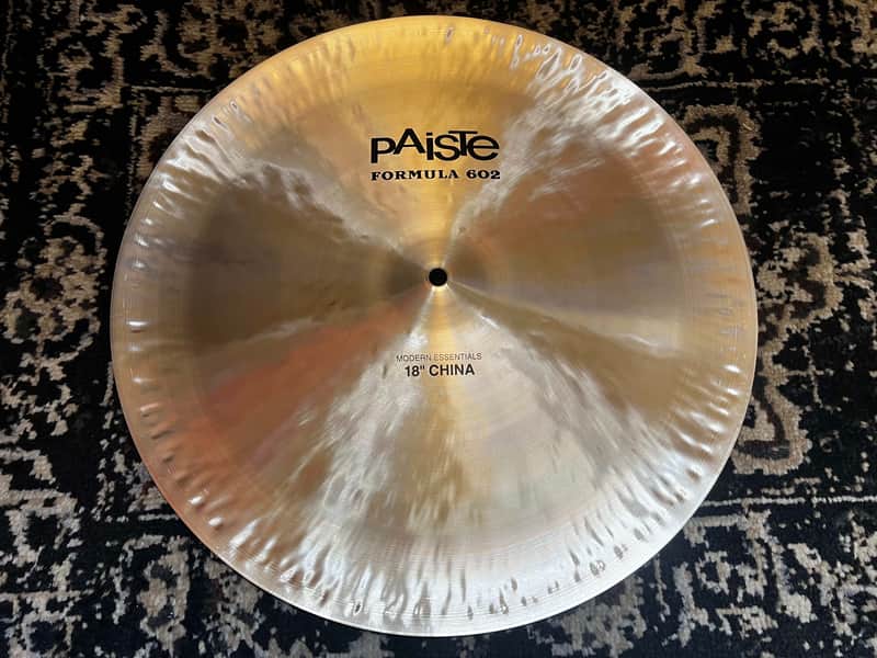 Paiste 18" Formula 602 Modern Essentials China Cymbal - Traditional image 1