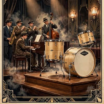 Craviotto 22/13/16" Custom Shop Solid Maple Drum Set - Maple Inlay image 1