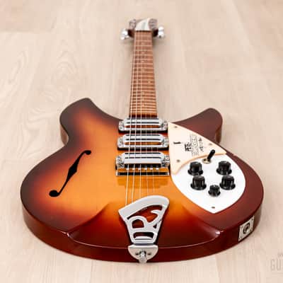 1987 Rickenbacker 1998PT Pete Townshend Signature Rose Morris Model Fireglo w/ Case, 1 of 250 image 14