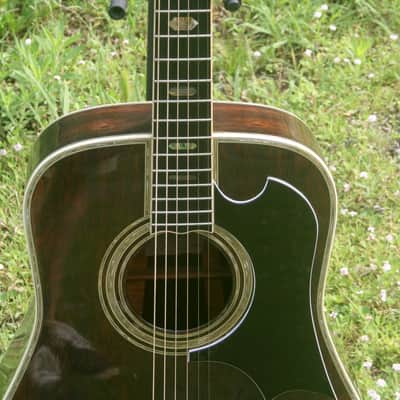 1975 Yairi YW-800G Japan Vintage Grammer Guitar Style - Natural+Yairi Hard Case image 4